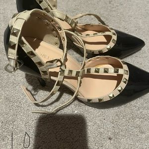 Studded heels